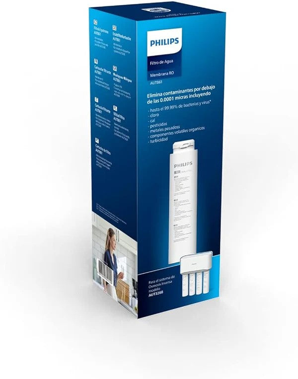 Philips Water Filter 75 GPD Reverse Osmosis Membrane AUT3268 Lifespan 3 years (AUT861)