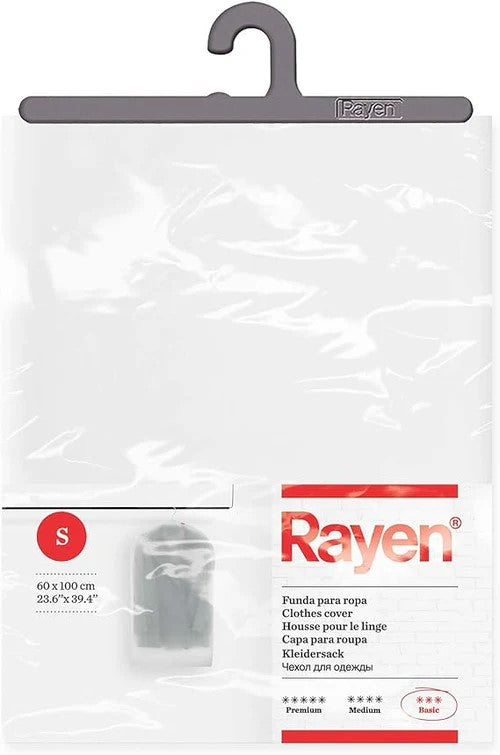 Rayen Dustproof Moistureproof Mothproof Clothes Bag 60x100cm Transparent (2030.11)