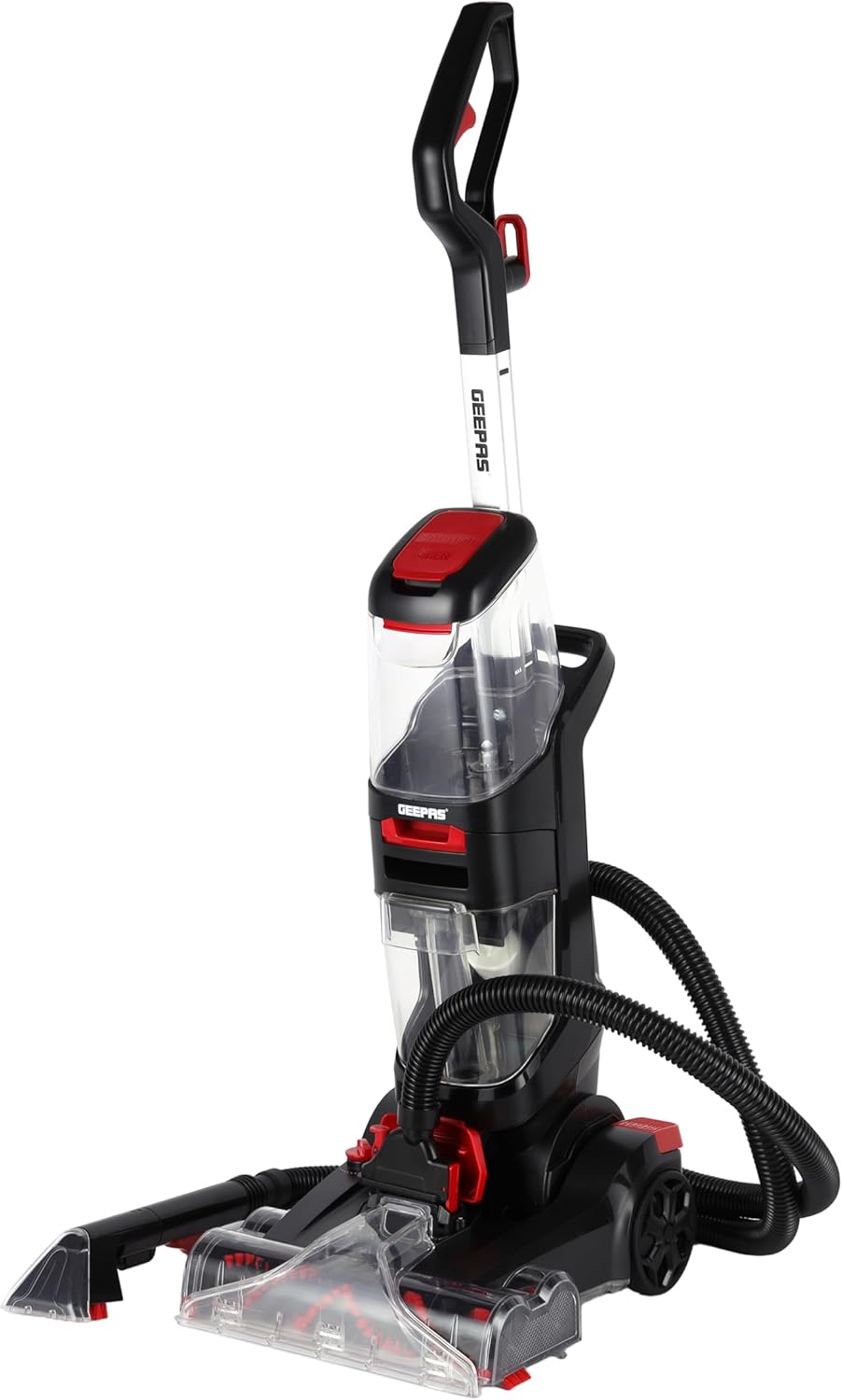 Geepas Carpet Washer & Floor Cleaner – 800W Dual Roll Brushes and Spot Cleaning Function (GCW19060)