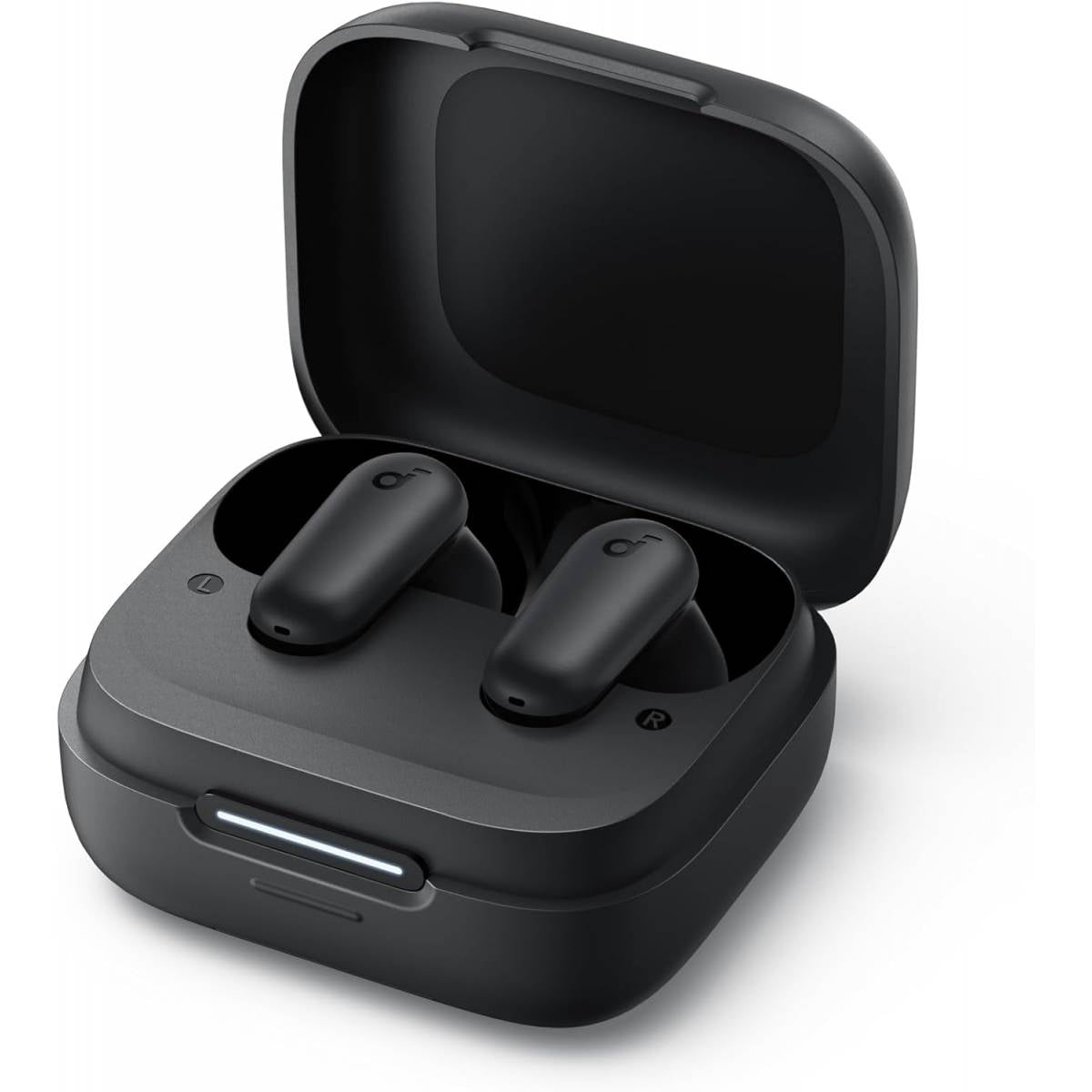 Soundcore By Anker R50i NC True Wireless Earbuds 10mm Drivers with Big Bass, Bluetooth 5.3, 45H Playtime, IP54, AI Clear Calls with 4 Mics, 22 Preset EQs via App - Black - 18 Month Warranty