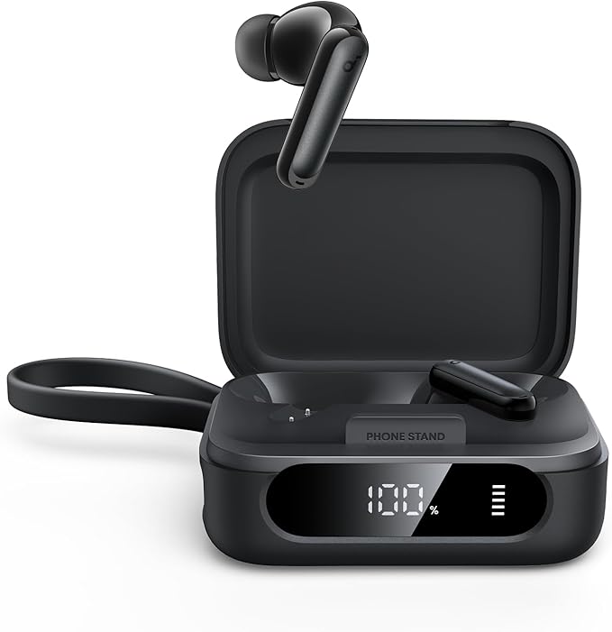 Soundcore P41i by Anker, Adaptive Noise Cancelling Earbuds with Portable Phone Charger