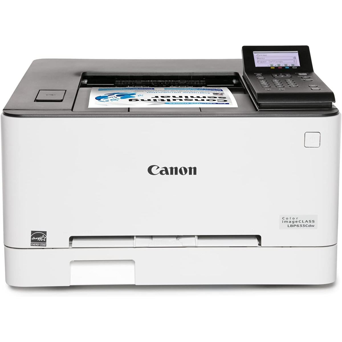 Printer Canon Color imageCLASS LBP633Cdw Wireless & Network Laser Printer, Normal Quality, A4/US Letter 21 ppm, Duplex Printing - 3 Year Warranty