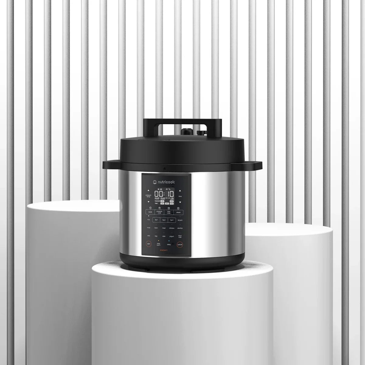Nutricook Smart Pot 3 NC-SP320 6L Electric Pressure Cooker, 12 in 1, 17 Presets, 1200W