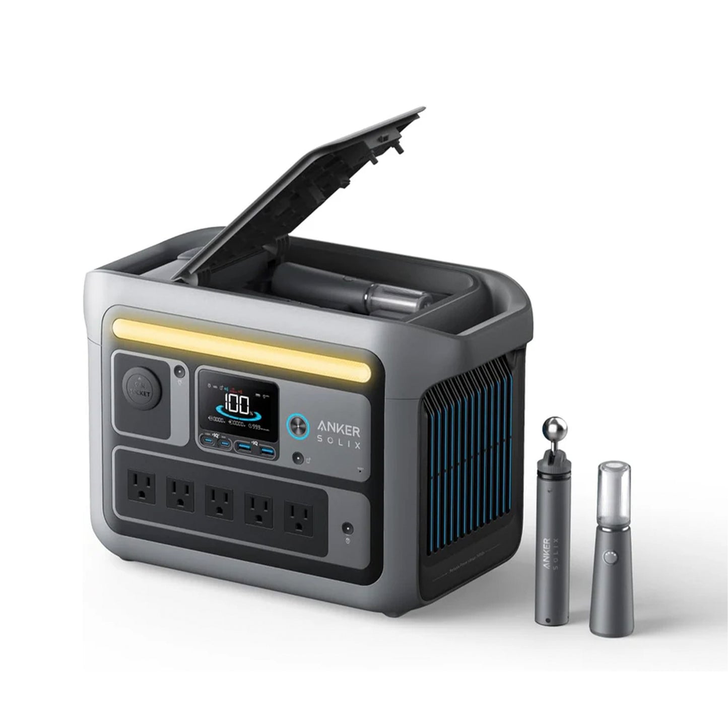 Anker SOLIX C800 PLUS Portable Power Station Gray