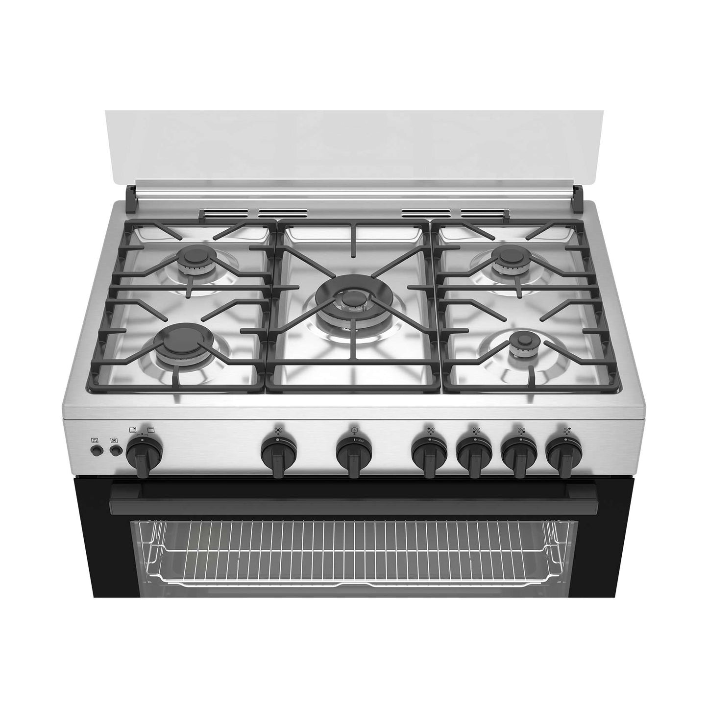 Beko Gas Cooker 90 cm 5 burners (BGGR11125GX)