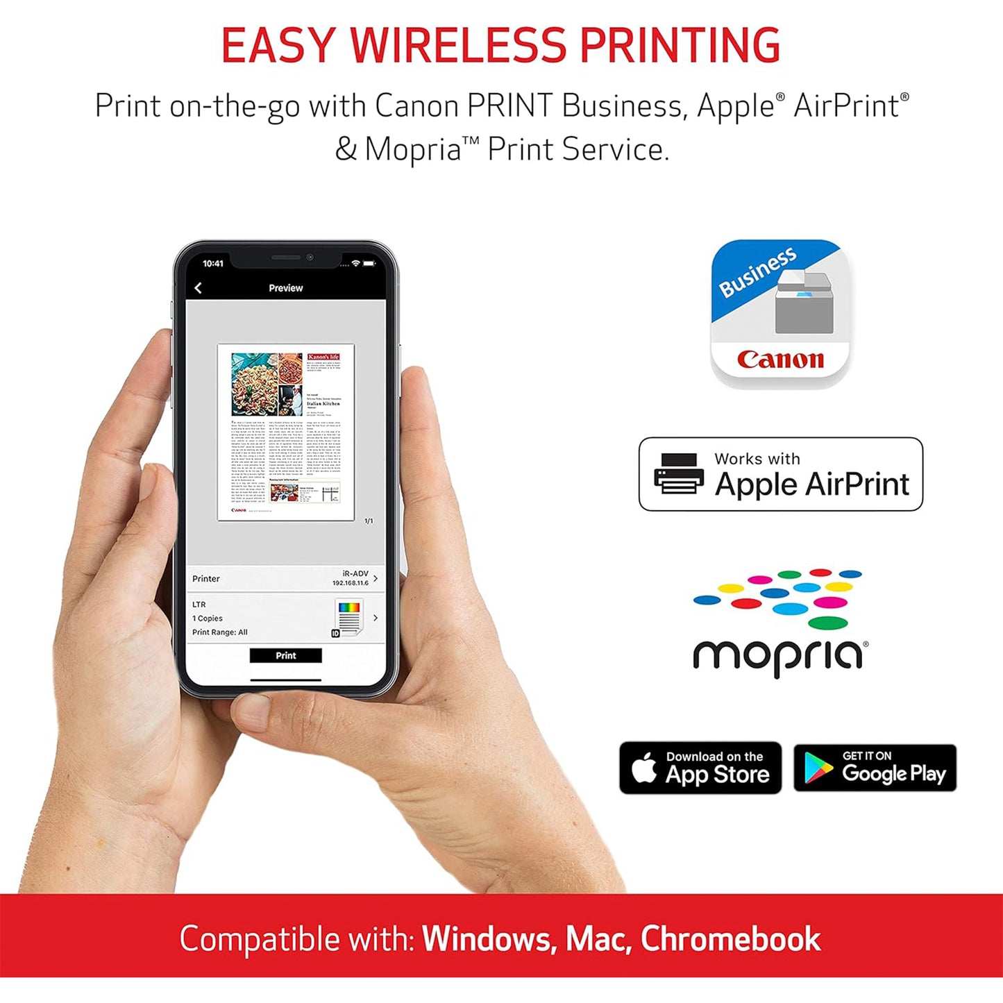 Printer Canon Color imageCLASS LBP633Cdw Wireless & Network Laser Printer, Normal Quality, A4/US Letter 21 ppm, Duplex Printing - 3 Year Warranty