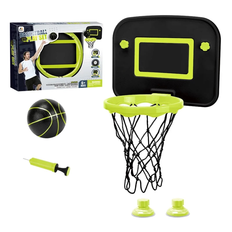 Aojie Sport Kids Indoor Basketball Hoop - Foldable Plastic, Ages 0-14+