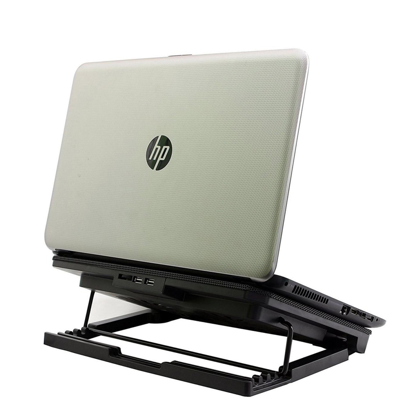Laptop Cooling Pad Cooler Dual Fan Adjustable Stand A2 Up To 15.6 Inches With Mobile Stand