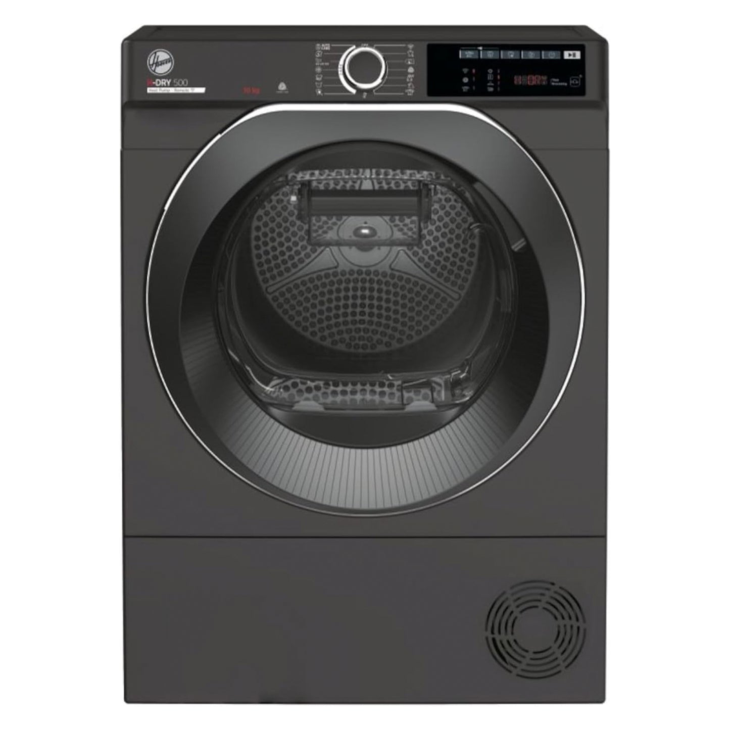 H-Dry 500 10KG Heat Pump A++ Freestanding Tumble Dryer (Graphite)