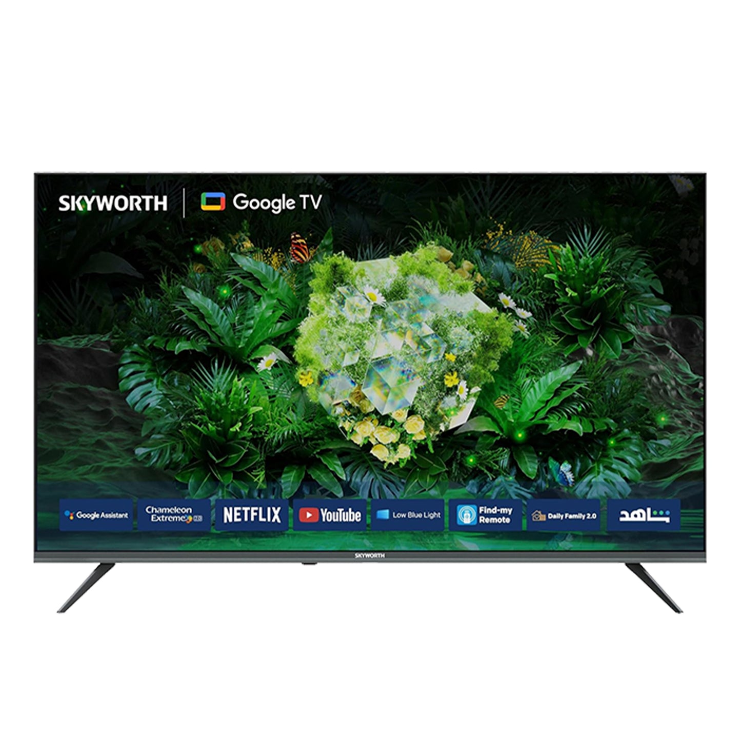 Skyworth Led Tv 75Inch, Smart Google TV, 4K, 3HDMI & 2USB, 60Hz, HDR10