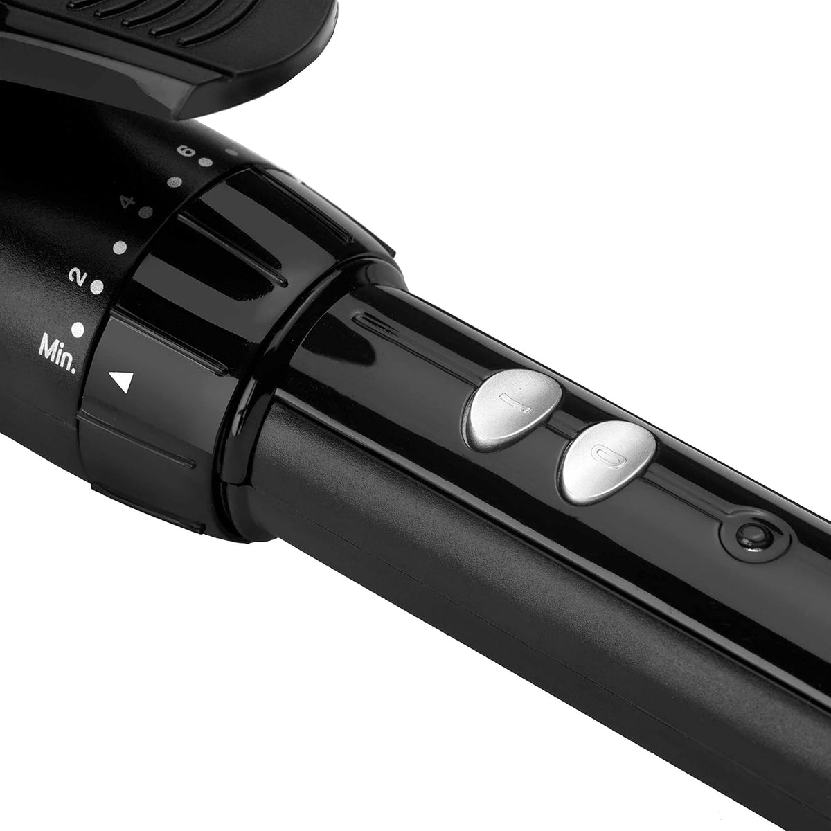 BaByliss 25mm Sublim’ Touch Pro Curling Iron | 180°C Salon Heat | 10 Adjustable Temperature Settings | Ceramic Coating | Cool Tip & Heat Protection Stand, Black/Pink - C325SDE