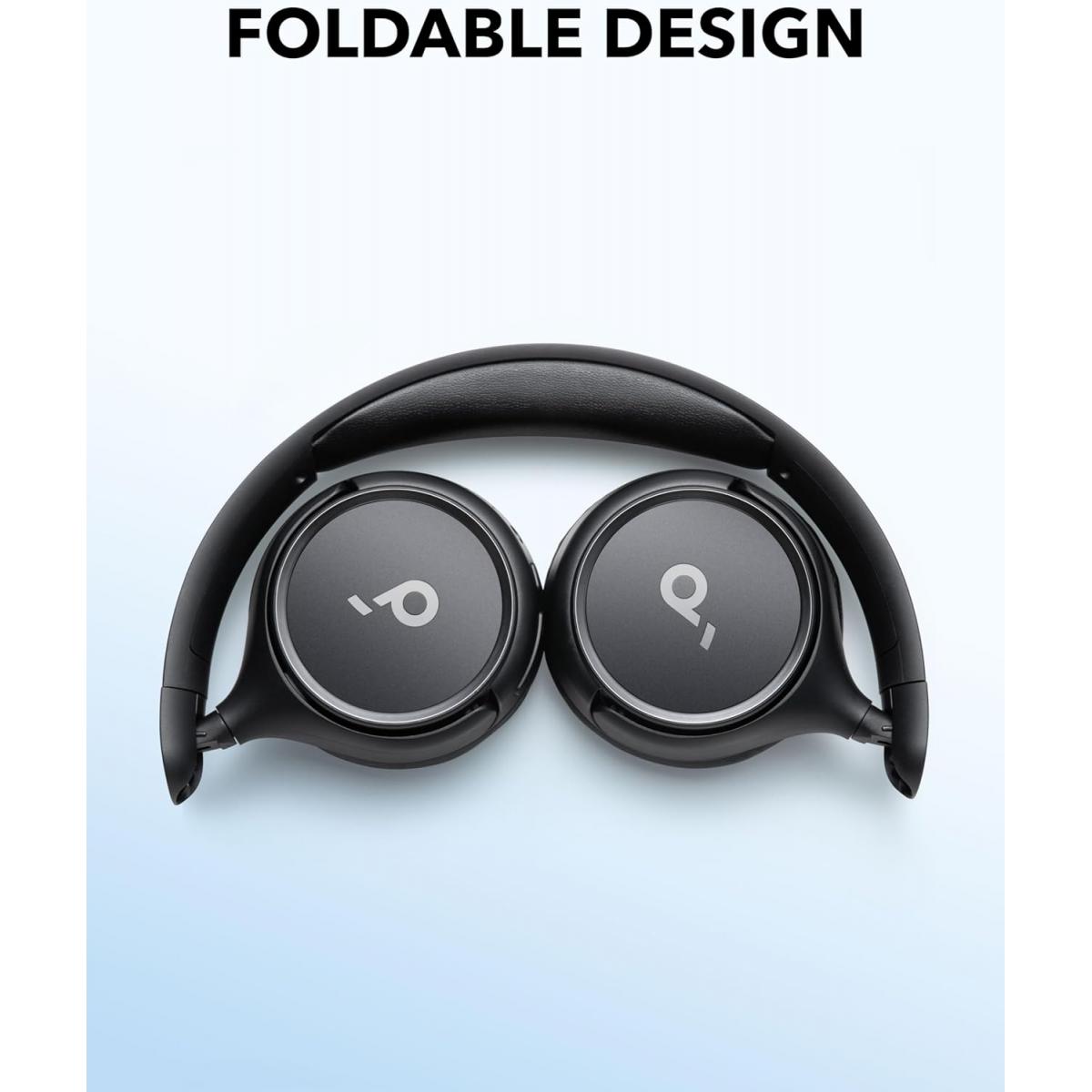 Anker Soundcore H30i Wireless On-Ear Headphones, Foldable Design, Pure Bass, 70H Playtime, Bluetooth 5.3, Lightweight and Comfortable, App Connectivity, Multipoint Connection - 18 Month Warranty
