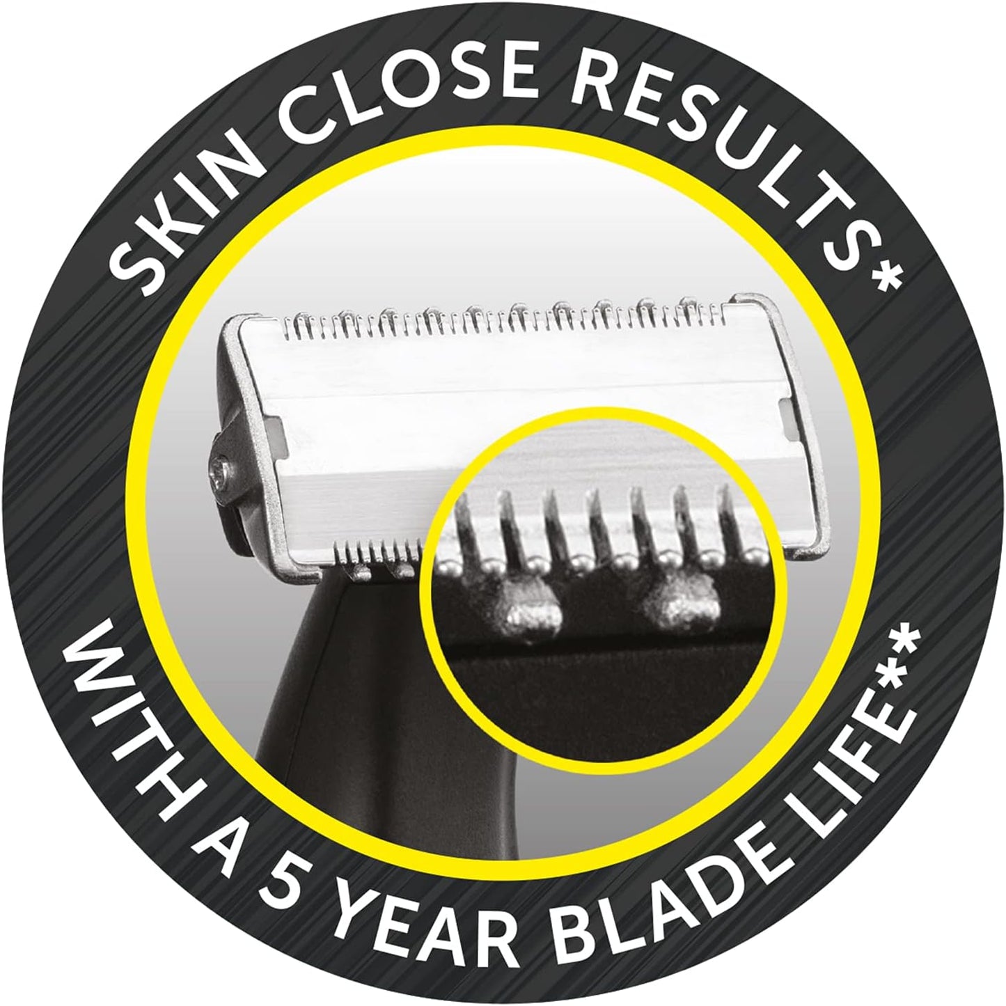Remington Omniblade Hybrid Face and Body Stubble 100% Waterproof Rechargable Shaver with Adjustable Precision Dial Comb and Micro Trimmer, Black