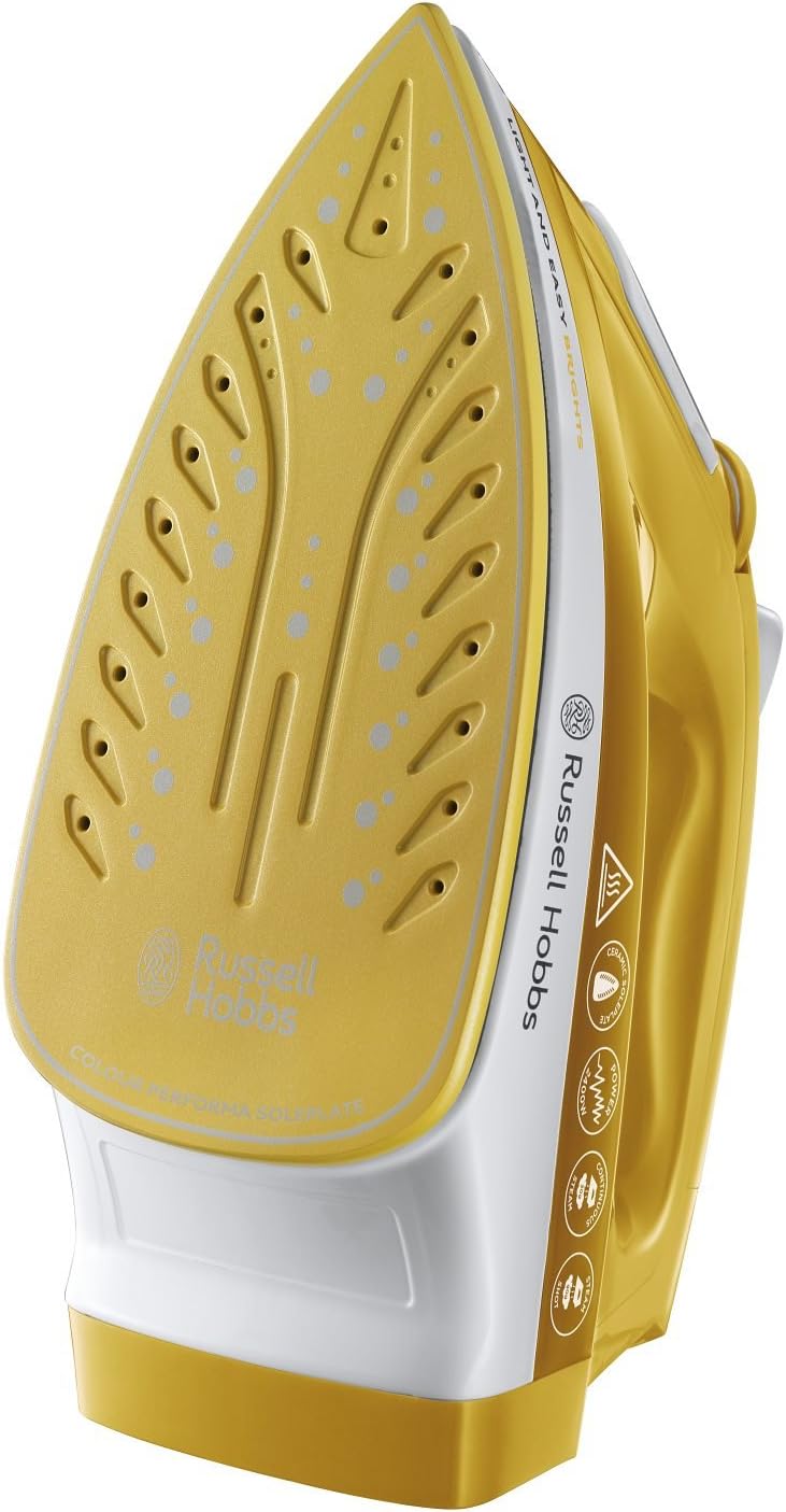 Russell Hobbs Steam Iron Light and Easy Brights Mango 2400W (24800)