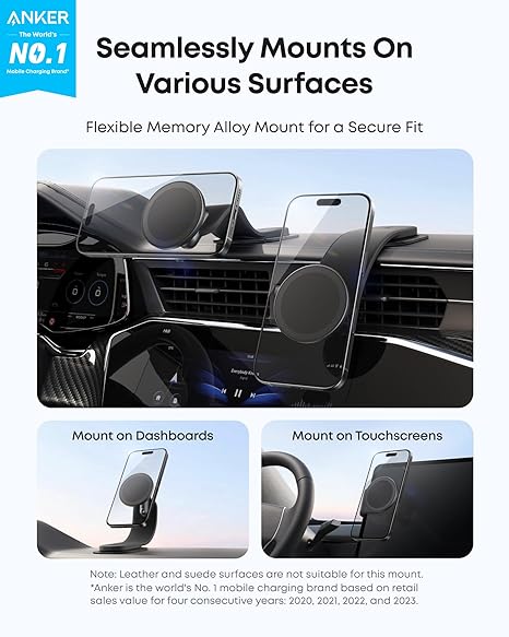 Anker Nano Car Mount (Magnetic, Detachable Pad)