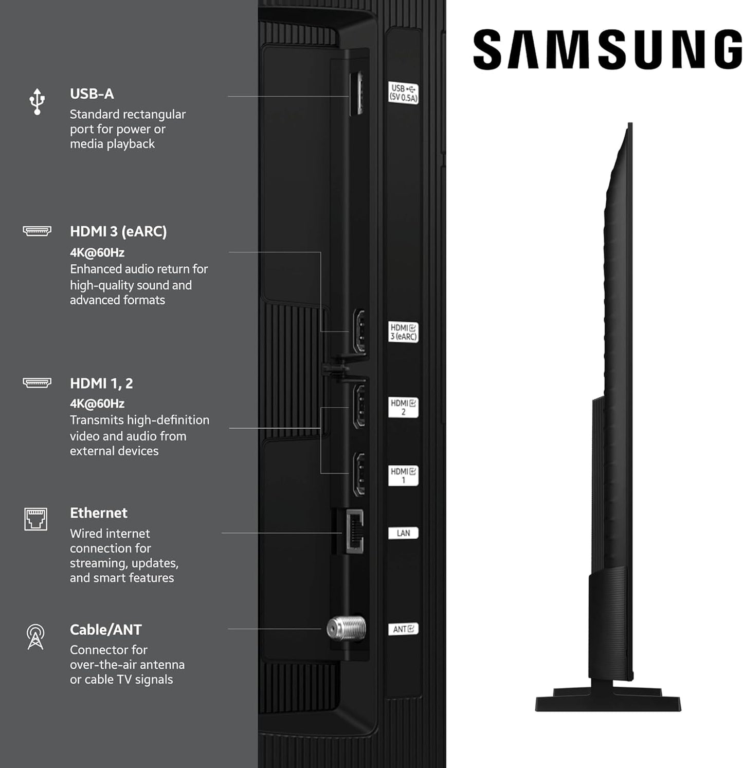 Samsung 98-Inch Class QLED Q7F Series Samsung Vision AI Smart TV (2025 Model, 98Q7F) Quantum HDR, Object Tracking Sound Lite, Q4 AI Gen1 Processor, 4K upscaling, Gaming Hub w/Alexa Built-in
