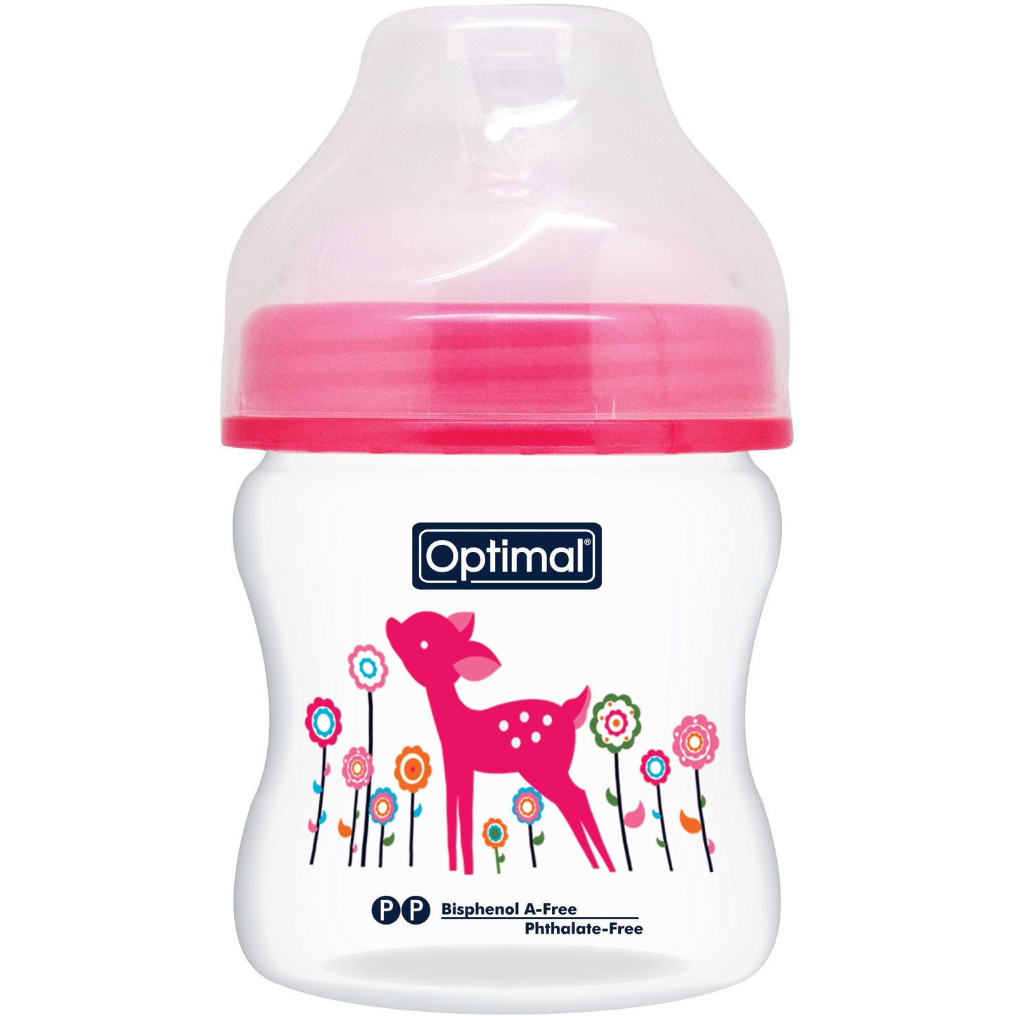 OPTIMAL P.P Extra Wide Neck Feeding Bottle 150 ml