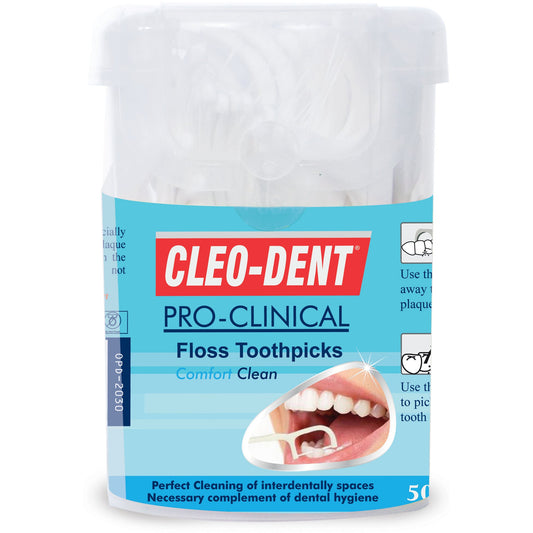 OPTIMAL Cleo-Dent Floss Tooth Pick 50 Pcs
