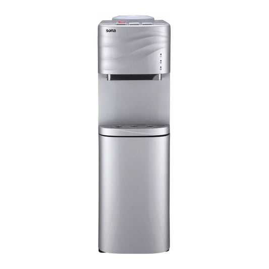 Sona Water Dispenser Stand Silver 3 Taps Child Safety Lock (YL-1631S)