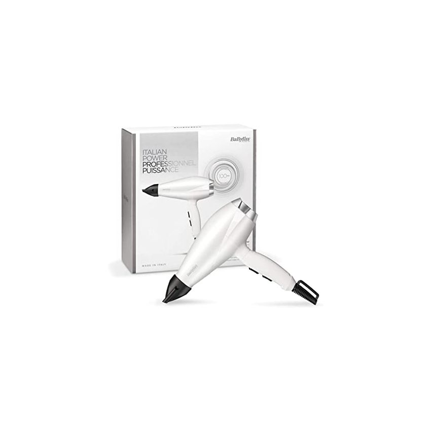 Babyliss Hair Dryer 2000 Watt White (6704WE)
