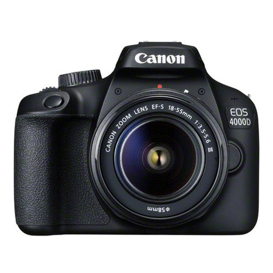 Canon EOS 4000D + EF-S 18-55mm III SLR Camera Kit 18 MP 5184 x 3456 pixels Black (3011C003AA)