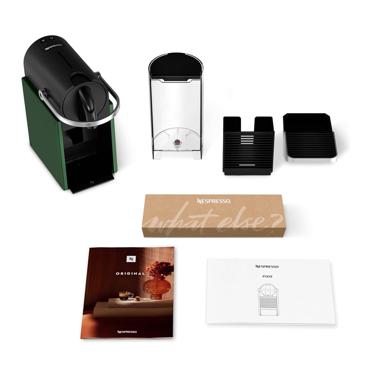 Nespresso Pixie coffee machine by Nespresso, Dark Green