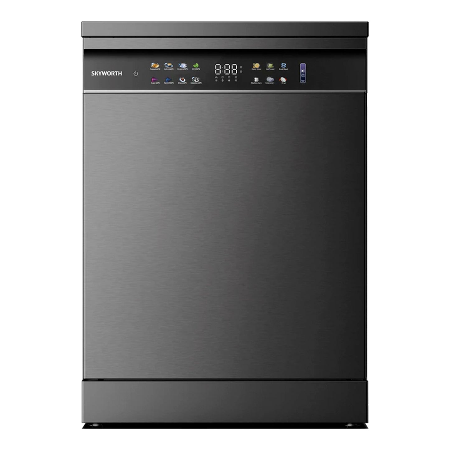 Skyworth Dishwasher 9 Programs A+++ Grey 3 spray 3 Baskets Touch control