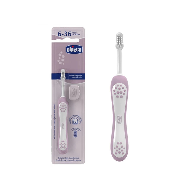 Chicco Toothbrush First Teeth Lilac 6-36m