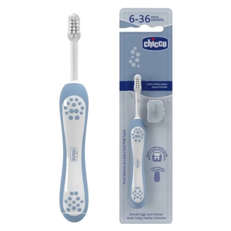 Chicco Toothbrush First Teeth Indigo 6-36m