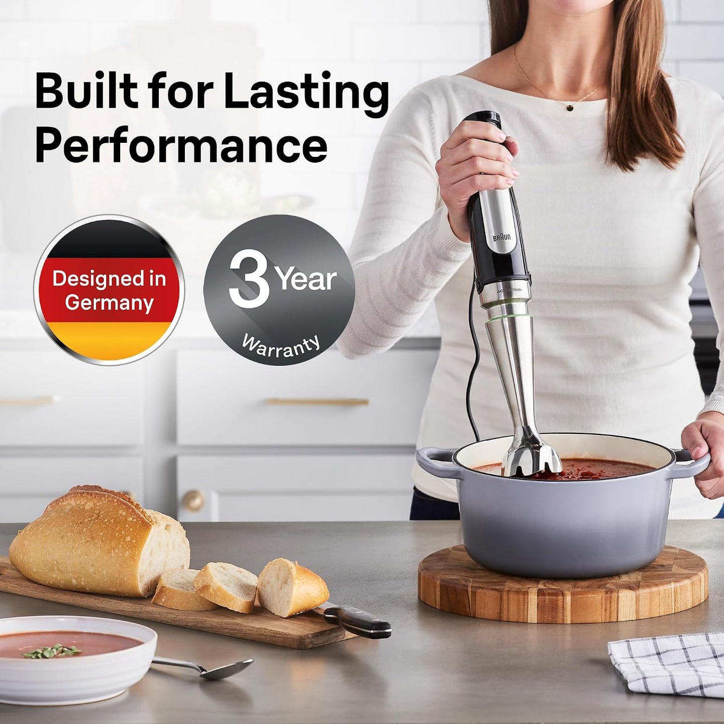 Braun MultiQuick 7 3-in-1 Immersion Blender & Food Processo