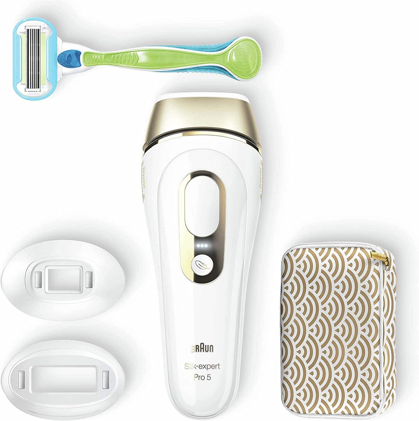 Braun PL5237 Silk-expert Pro 5 Epilator, 4 Pieces - White