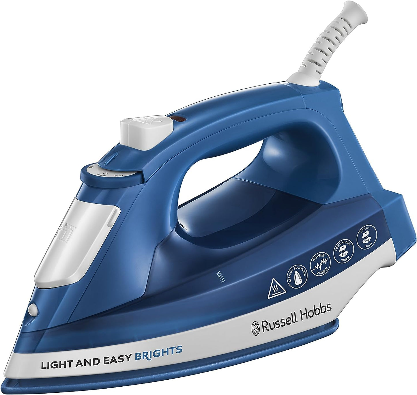 Russell Hobbs Light & Easy Brights Steam Iron - Sapphire 2400W (24830)