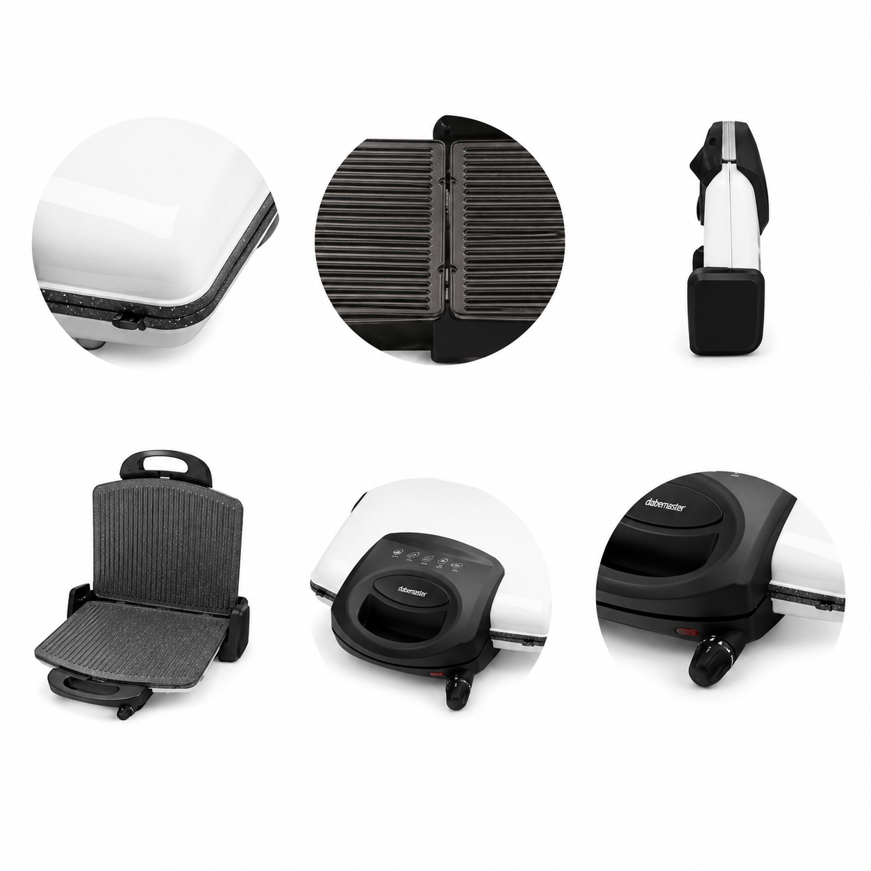 Goldmaster Electric Grill 1750W - White - GM-7449SB