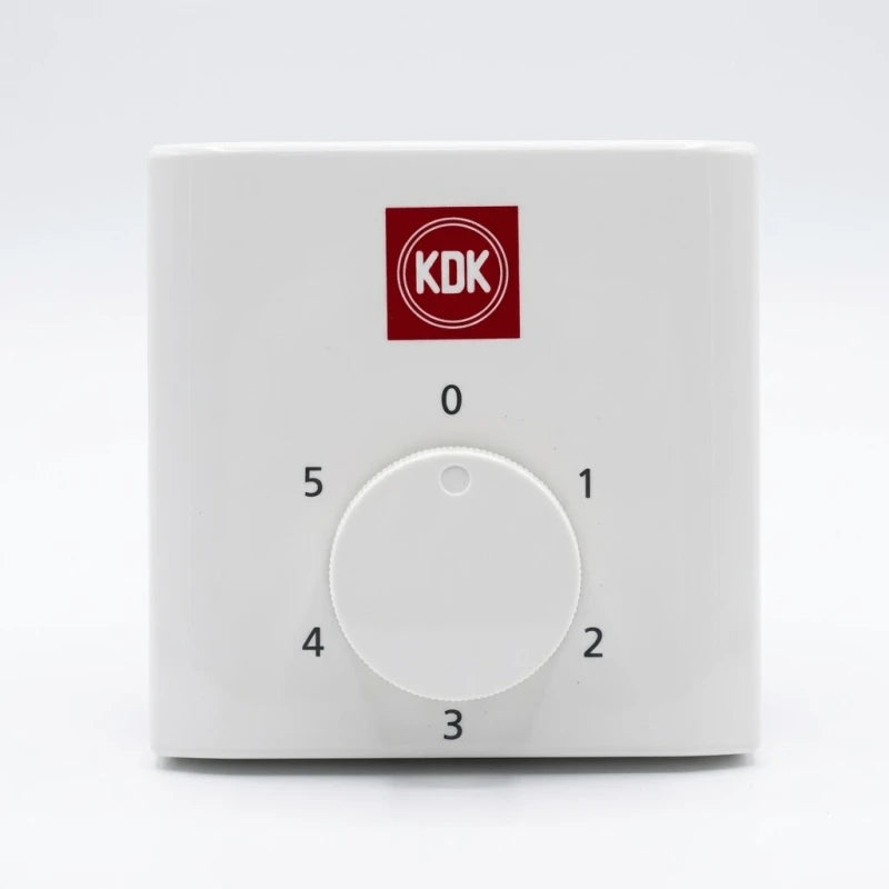 KDK 5-Speed Ceiling Fan Regulator, Made in Malaysia, 220-240V, White