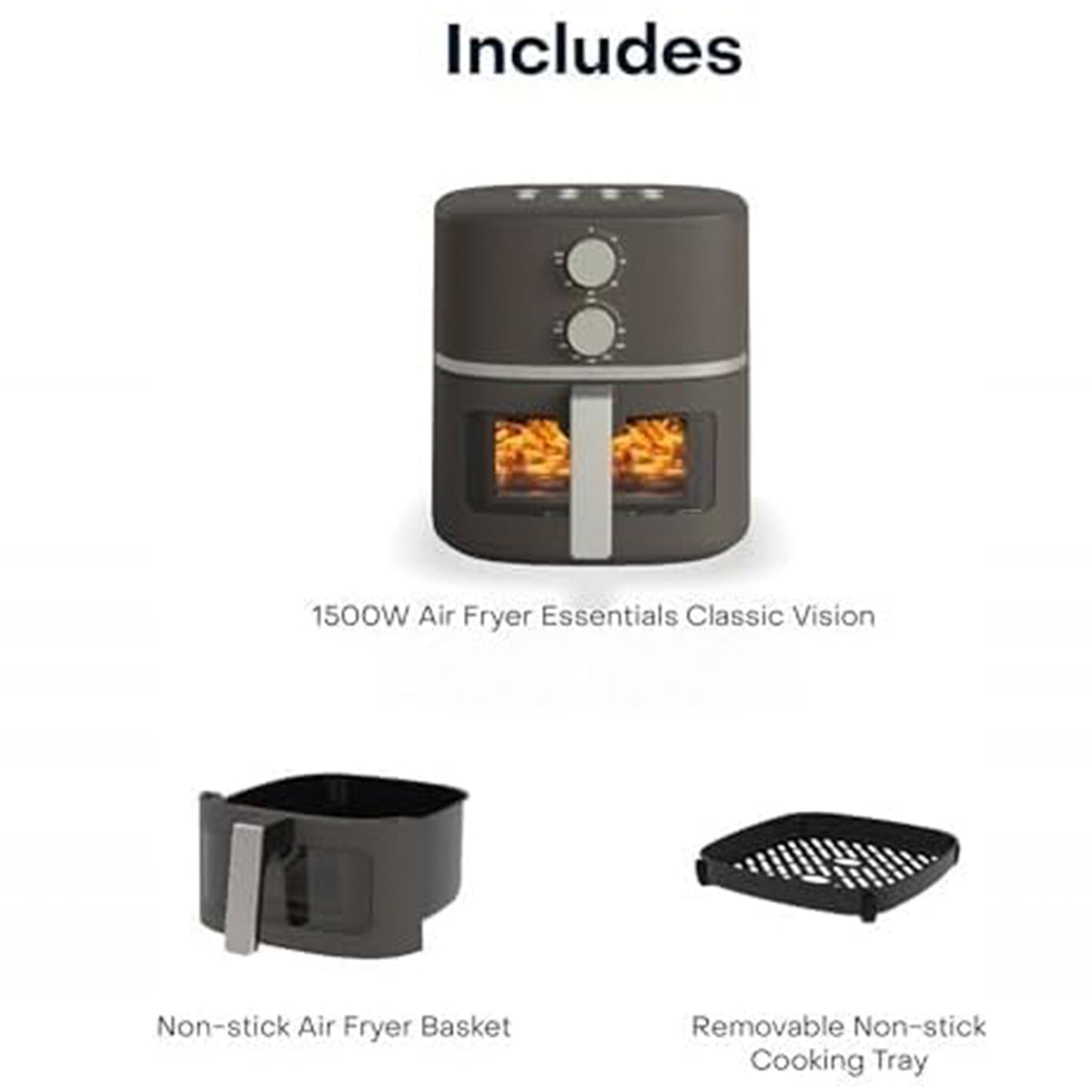 Nutricook Essential Air Fryer Classic Vision (NC-AFE152M-G)