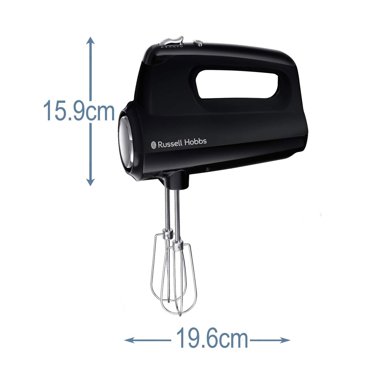 Russell Hobbs Hand Mixer 24672-56 Matte Black 5 Speed Settings (24672)