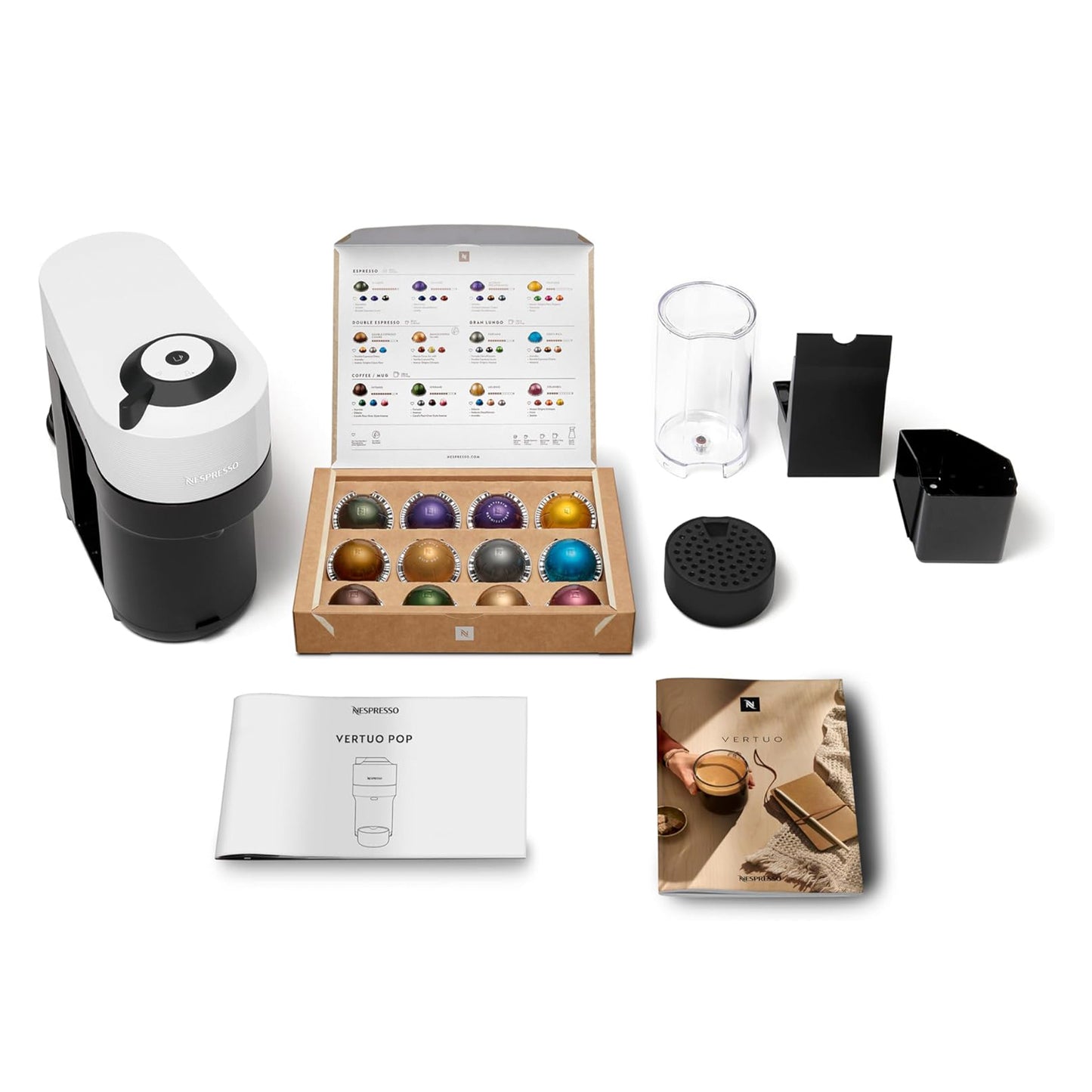 Nespresso Vertuo Pop coffee machine by Nespresso, Coconut White
