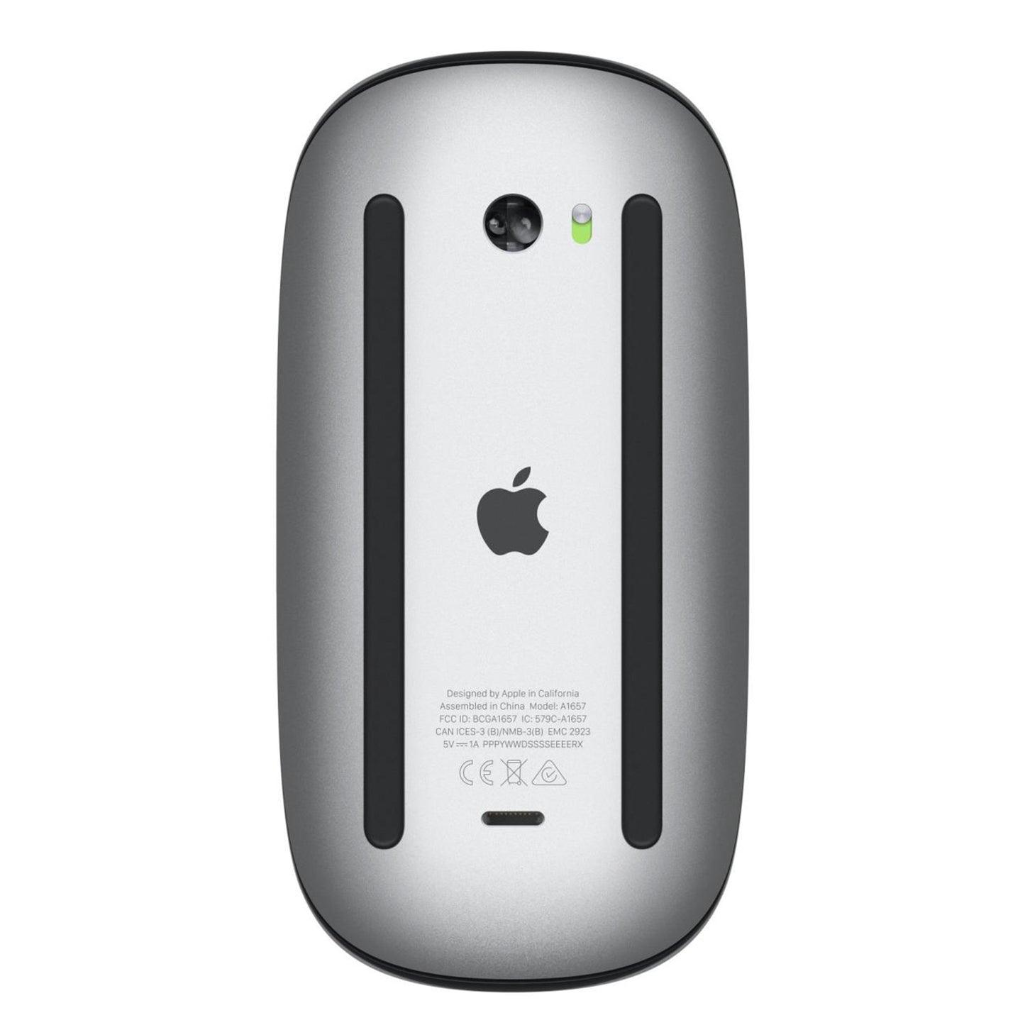 Apple Wireless Magic Mouse Multi-Touch Surface, Bluetooth, With USB-C To Lightning Cable – Black