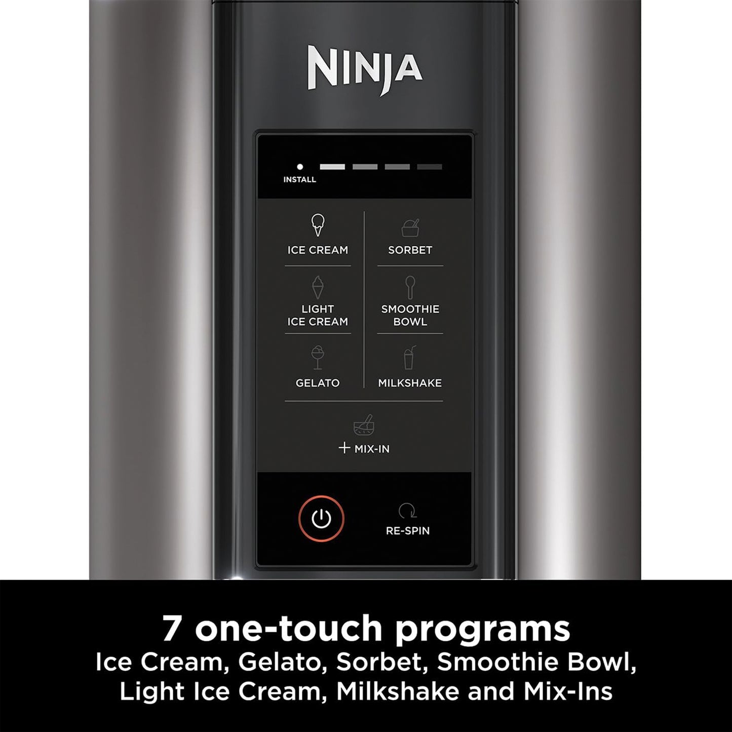 Ninja CREAMi Ice Cream Maker & Frozen Dessert Maker with 3 Tubs (NC300UK)