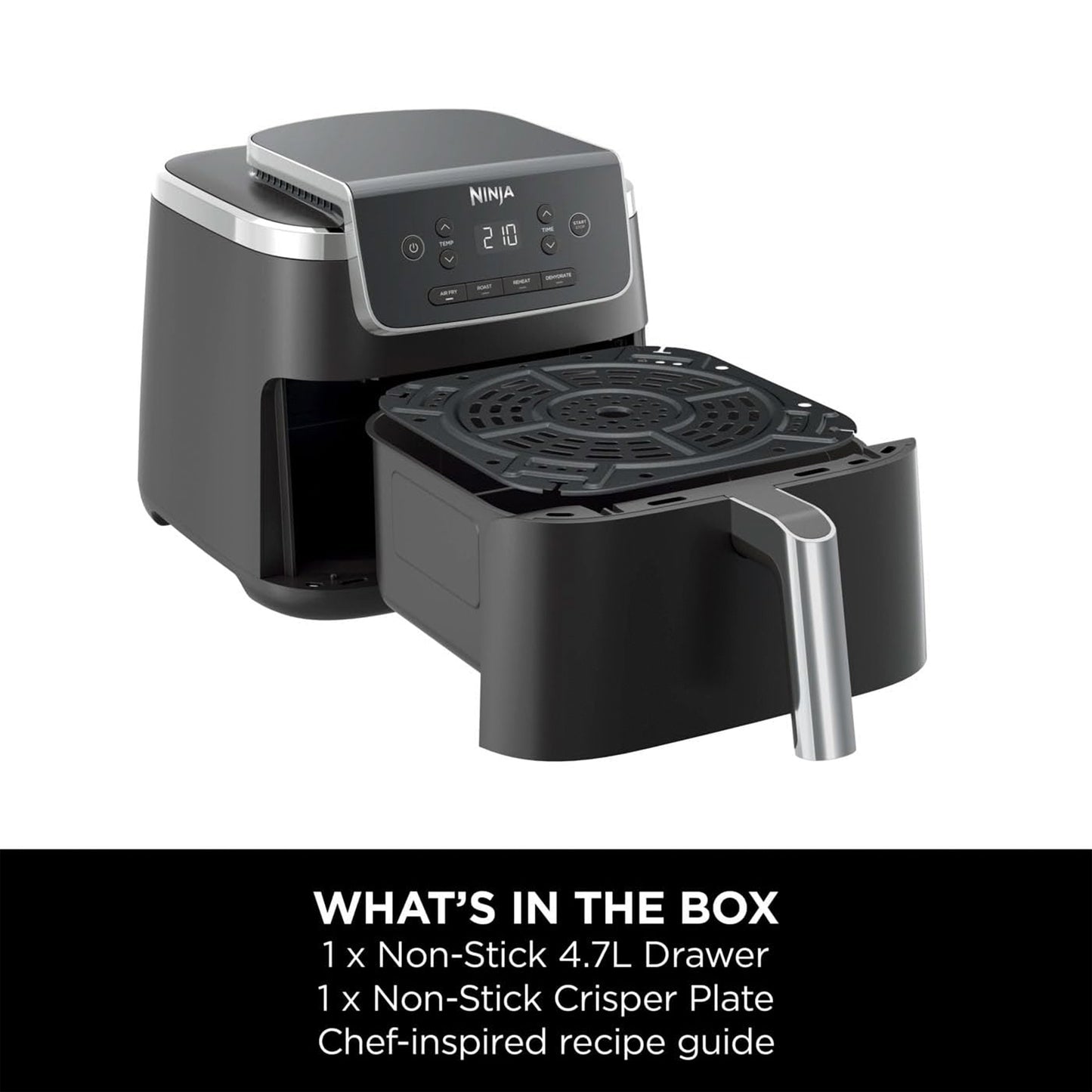 Ninja Air Fryer PRO 4.7L, Single Drawer, 4-in-1 (AF140UK)