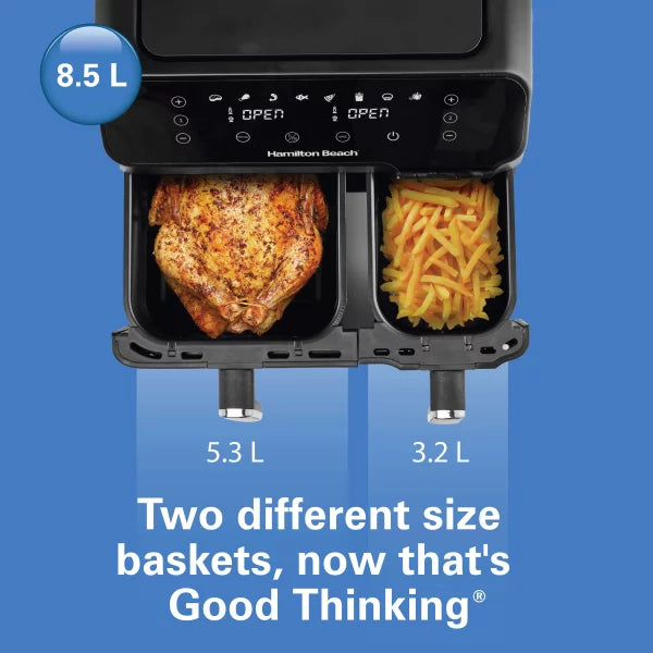 HB DIGITAL AIR FRYER DUAL SIZE 8.5L (AF5232-ME)