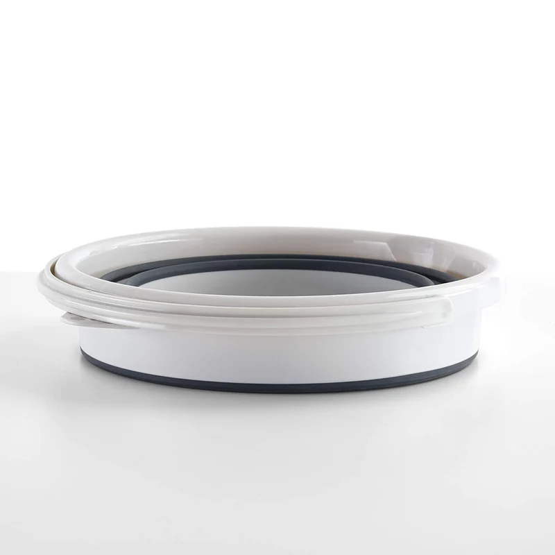 Mery Thermoplastic Collapsible Bucket Light & Dark Grey 12L (1957)