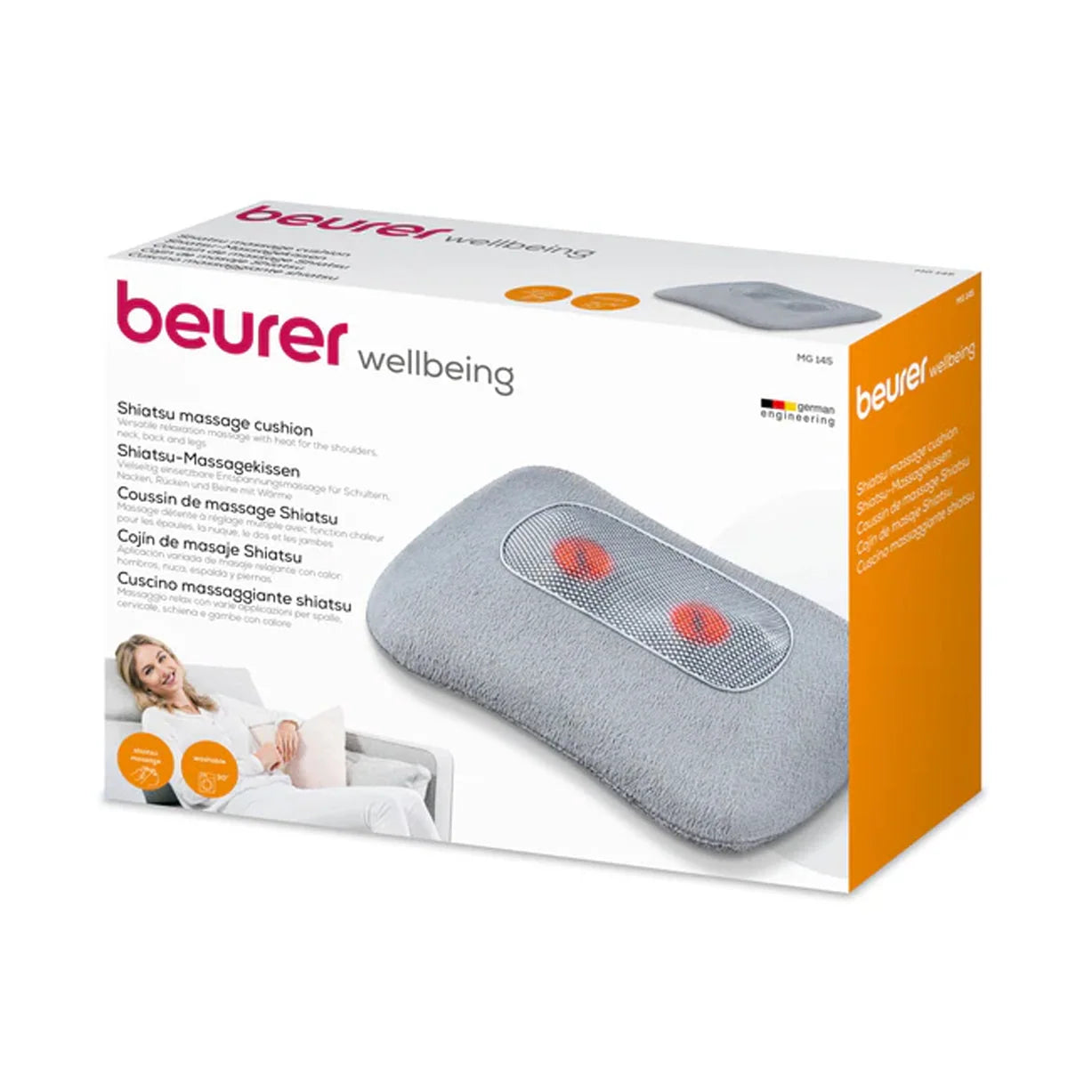 Beurer MG 145 Shiatsu Massage Cushion with Heat Function