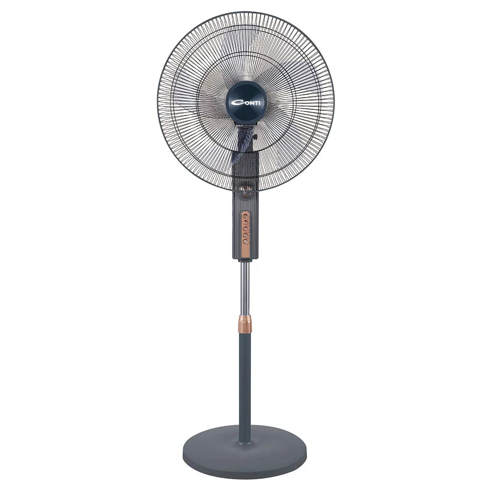 Conti Stand Fan 5 Blade 60W in black color