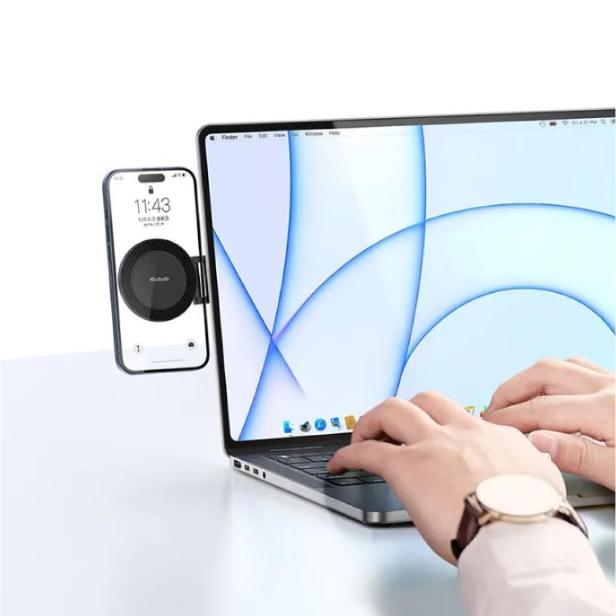 Mcdodo CM-5060 Magnetic Car Mount for PhoneStick-on Version) Strong adhesion force, more stable and not easy to fall off Aluminum alloy structure design for more sturdy and reliable