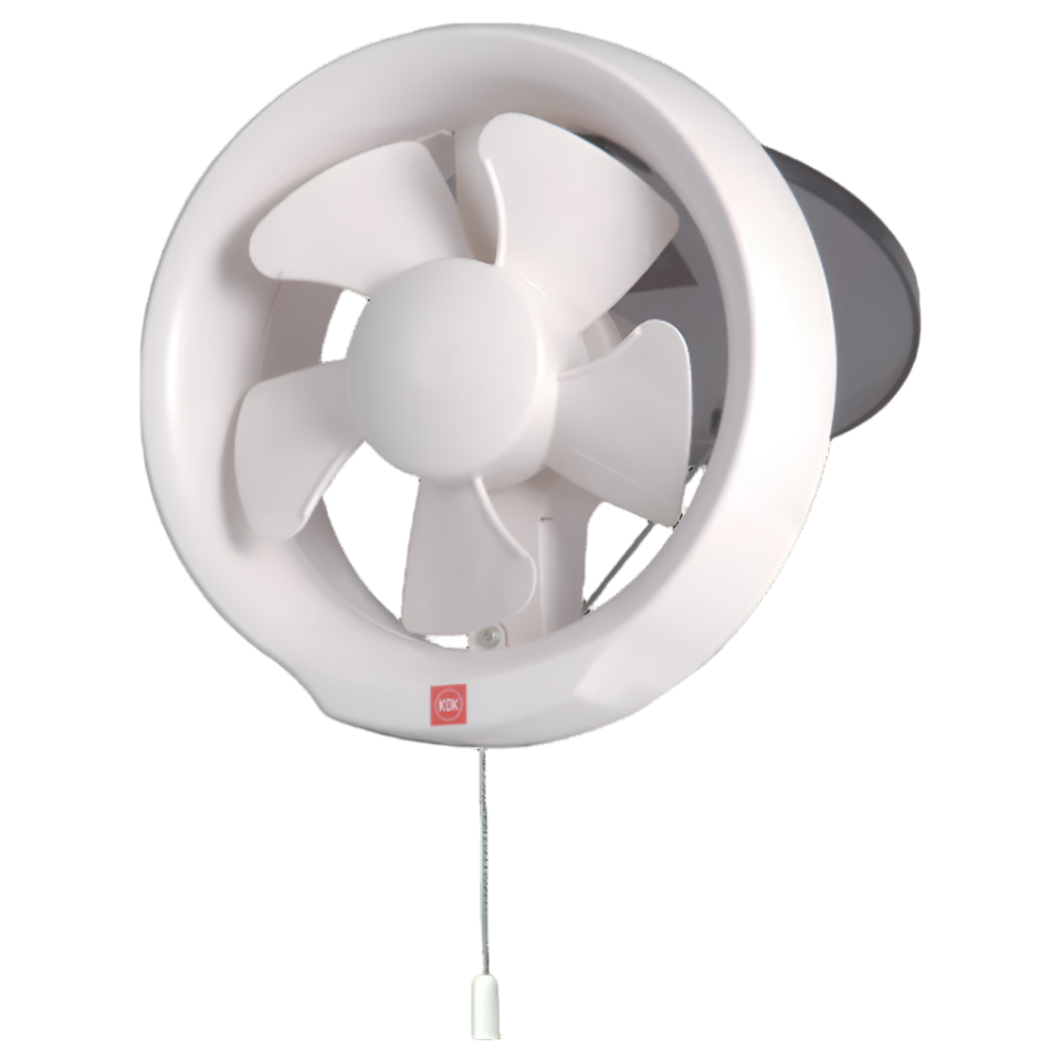KDK Exhaust Fan Glass Mounted Round 15cm - 6 inch (15WUD)