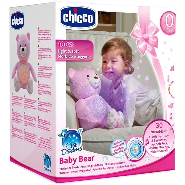 Chicco Baby Bear Doll, Pink