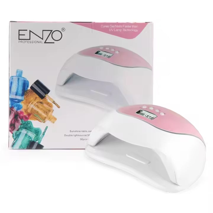Enzo Professional Salon Nail Polish UV LED Lamp Nail Dryer Portable Rechargeable (EN-018 B/P)