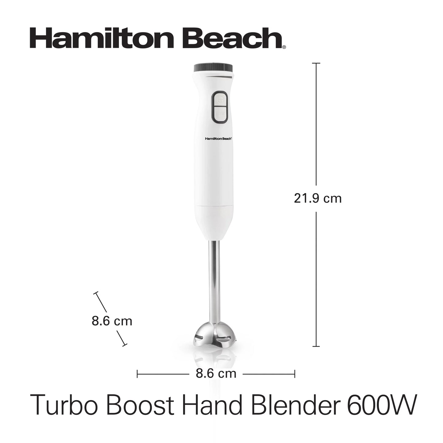 HB HAND BLENDER TURBO BOOST 600W (HB6040-ME)