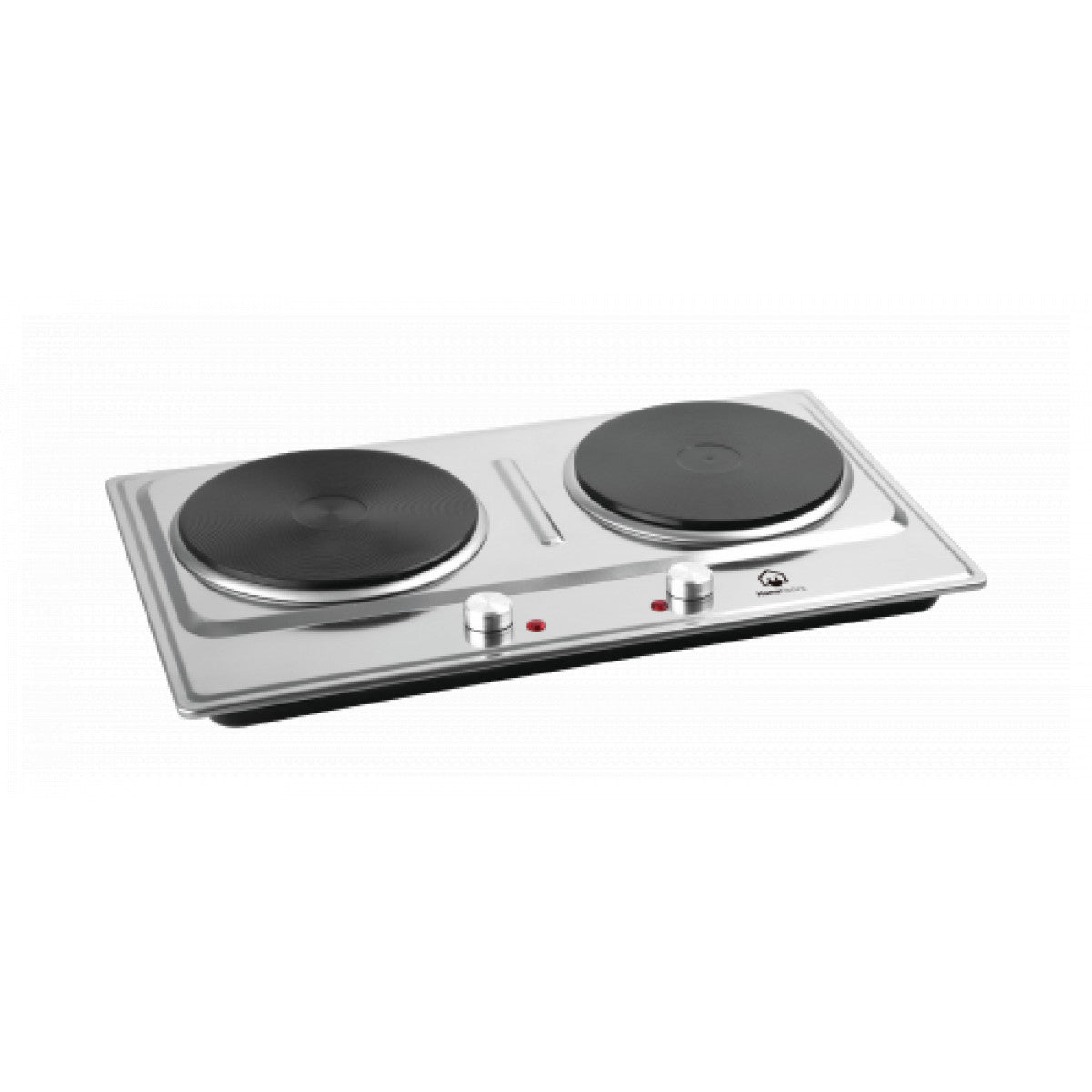 Home Electric Hot Plate 2 Burner 2500W - Stainless Steel HP-3012